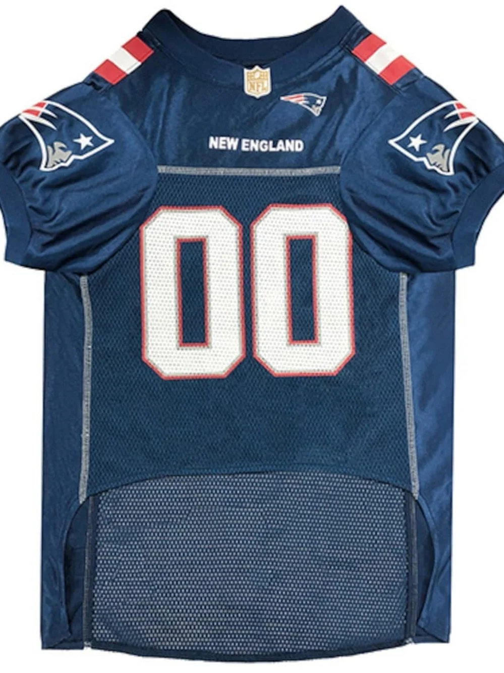 NFL New England Patriots Navy & Red Dog Jersey